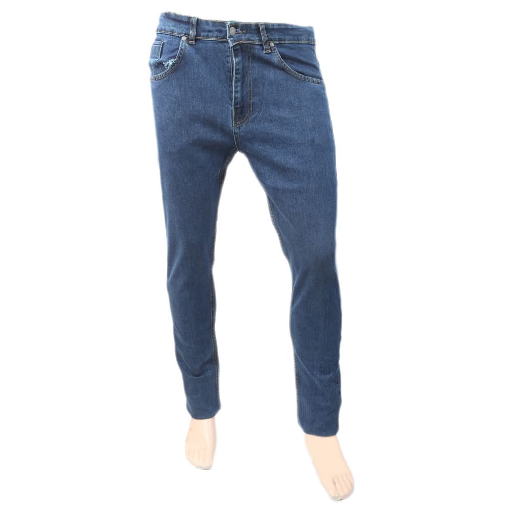 Men's Denim Pant - Blue, Men, Casual Pants And Jeans, Chase Value, Chase Value