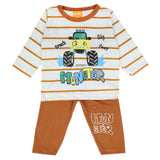 Newborn Boys Full Sleeves Suit - Brown, Newborn Boys Sets & Suits, Chase Value, Chase Value