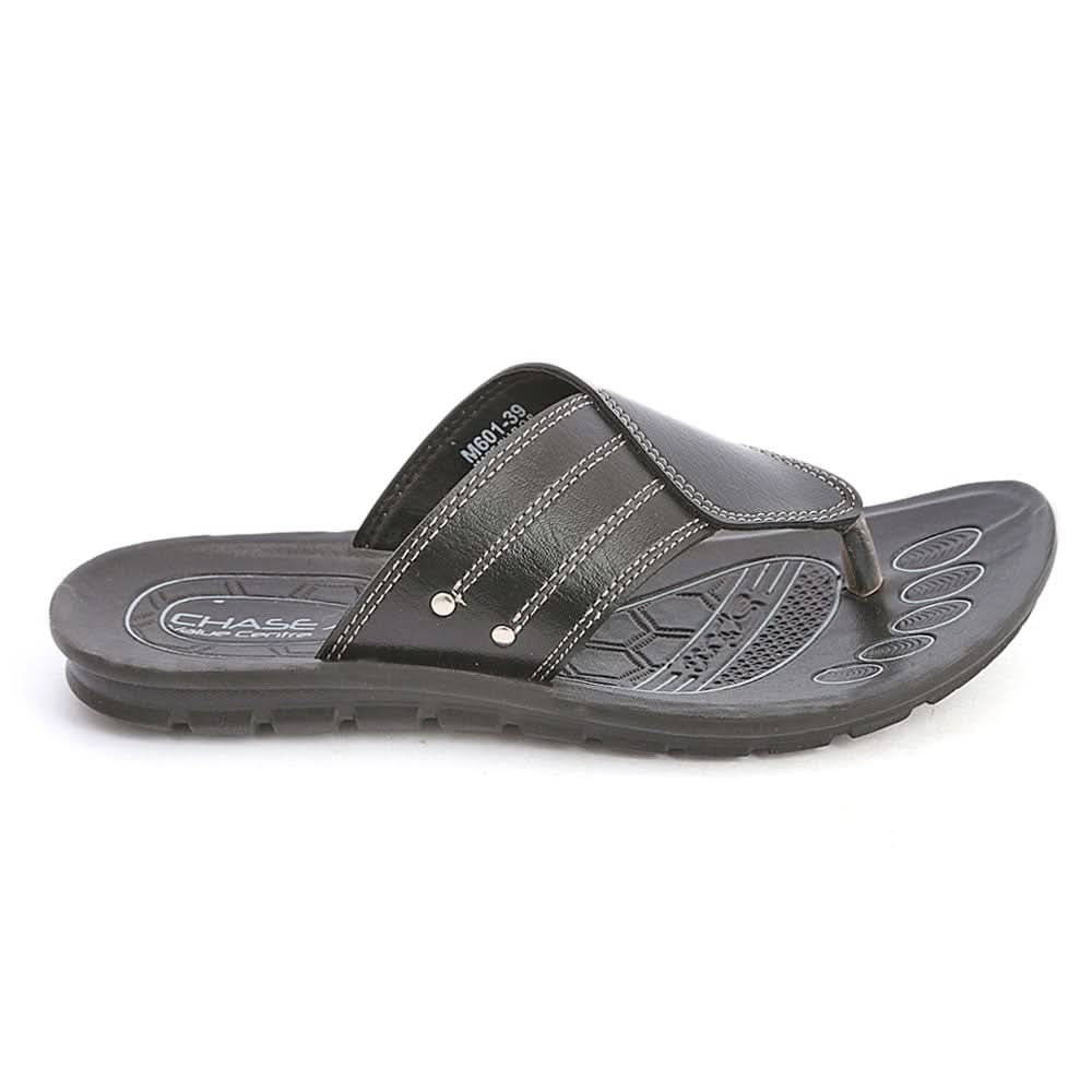 Men's Casual Slippers (601) - Black, Men, Slippers, Chase Value, Chase Value
