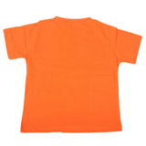 Boys Round Neck Half Sleeves T-Shirt - Orange, Kids, Boys T-Shirts, Chase Value, Chase Value