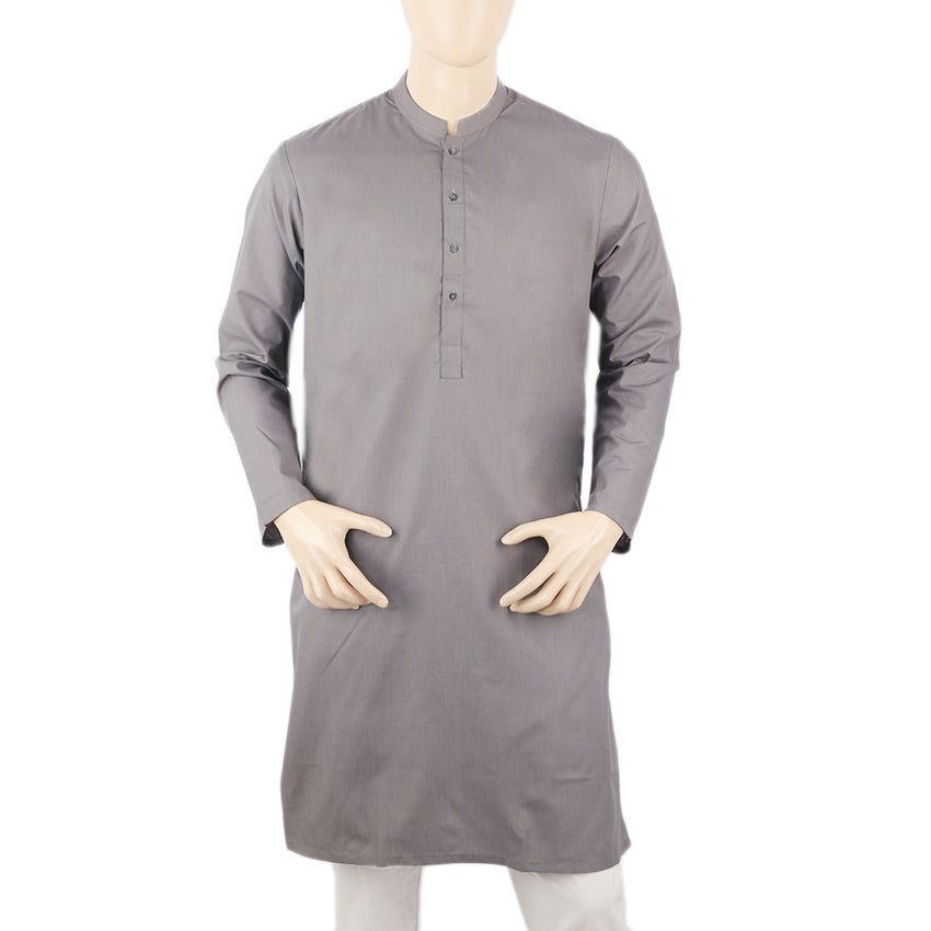 Eminent Men's Basic Kurta - Grey, Men, Kurtas, Eminent, Chase Value