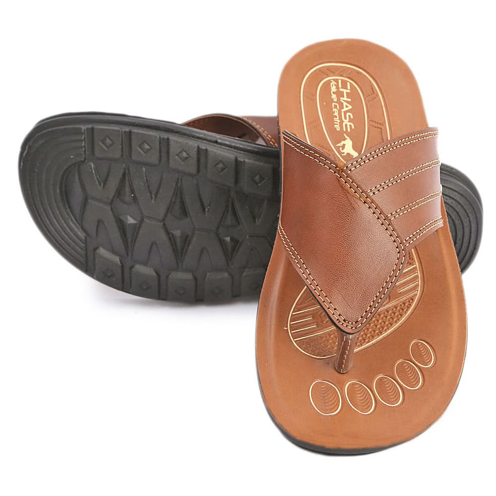 Men's Casual Slippers (601) - Mustard, Men, Slippers, Chase Value, Chase Value