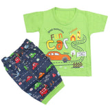 Boys Half Sleeves Short Suit - Green, Kids, Boys Sets And Suits, Chase Value, Chase Value