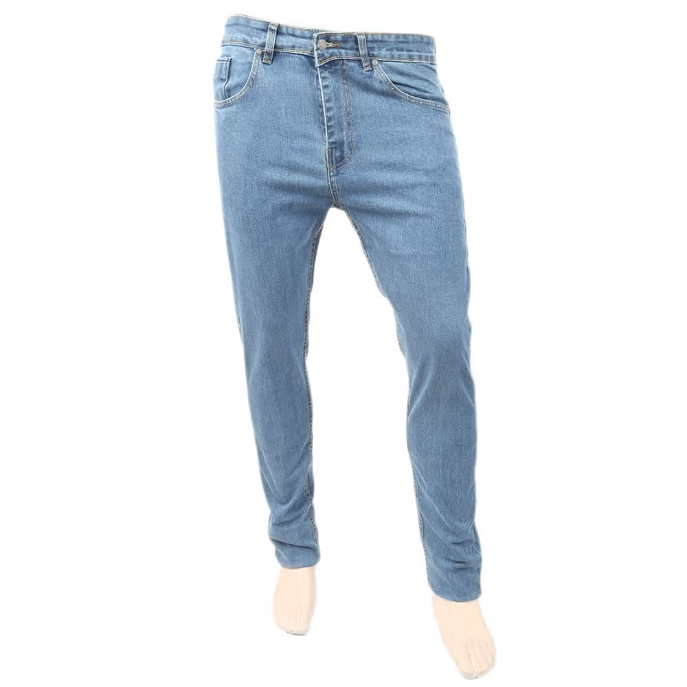 Men's Denim Pant - Light Blue, Men, Casual Pants And Jeans, Chase Value, Chase Value