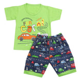 Boys Half Sleeves Short Suit - Green, Kids, Boys Sets And Suits, Chase Value, Chase Value
