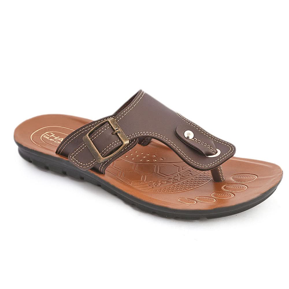Men's Casual Slippers (602) - Brown, Men, Slippers, Chase Value, Chase Value