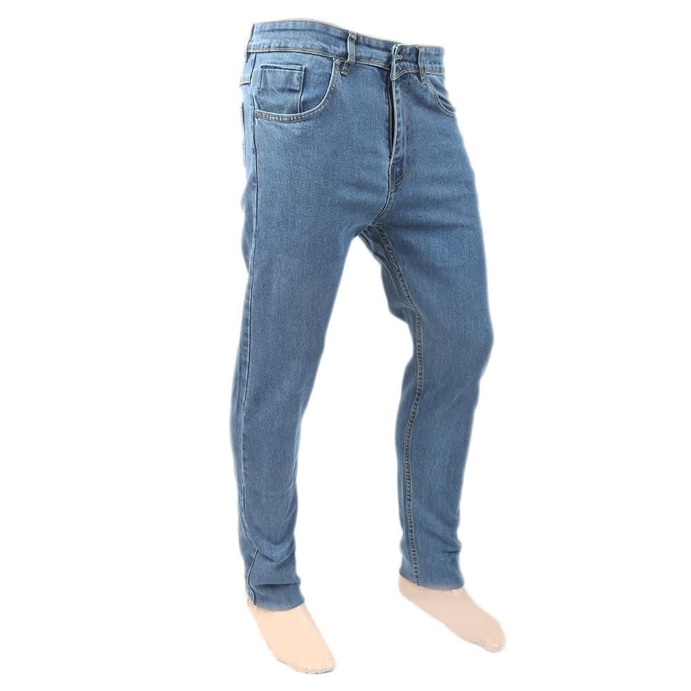 Men's Denim Pant - Light Blue, Men, Casual Pants And Jeans, Chase Value, Chase Value