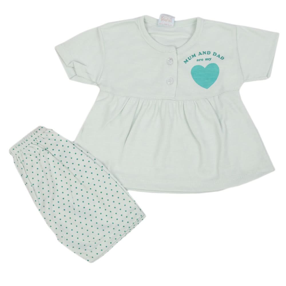 Newborn Girls Suit - Cyan, Newborn Girls Sets & Suits, Chase Value, Chase Value
