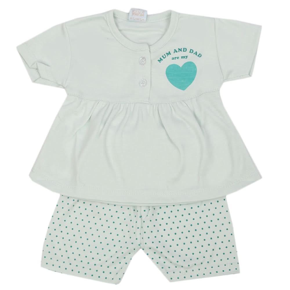 Newborn Girls Suit - Cyan, Newborn Girls Sets & Suits, Chase Value, Chase Value
