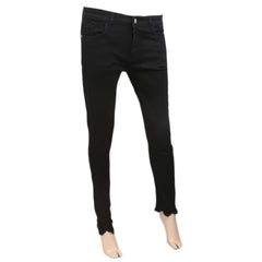 Women's Denim Pant Bottom Row Age - Black, Women, Pants & Tights, Chase Value, Chase Value