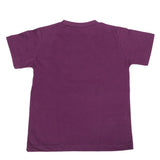 Boys Round Neck Half Sleeves T-Shirt - Purple, Kids, Boys T-Shirts, Chase Value, Chase Value