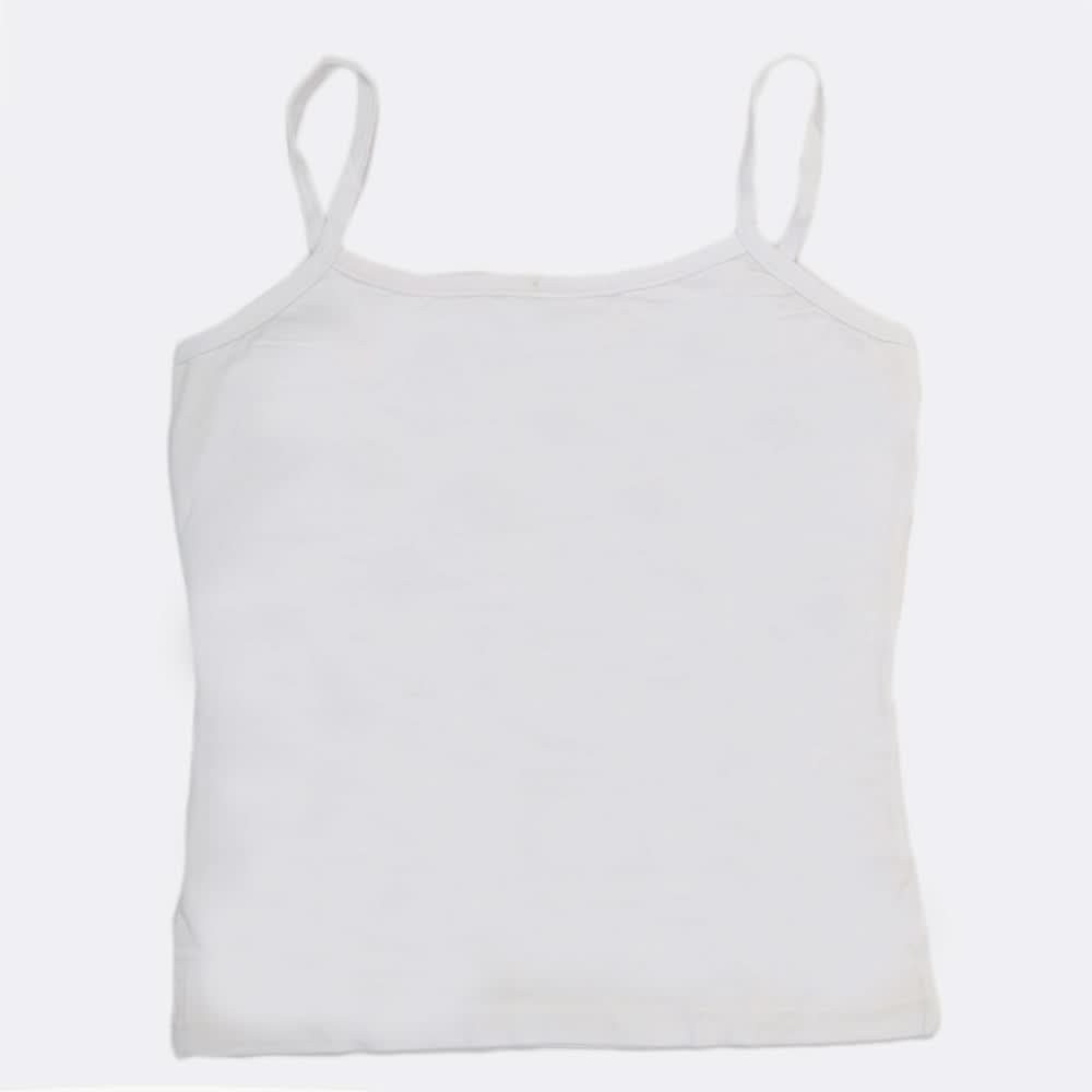 Girls Shameez (RA51) - White, Kids, Shameez Camisole And Biddies, Chase Value, Chase Value