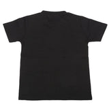 Boys Round Neck Half Sleeves T-Shirt - Black, Kids, Boys T-Shirts, Chase Value, Chase Value