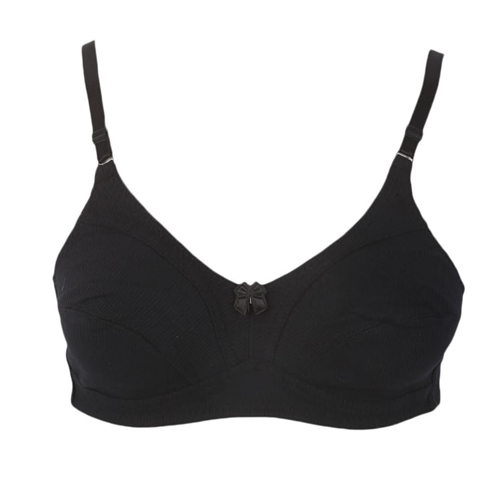 Women's Cotton Bra - Black, Women, Bras, Chase Value, Chase Value