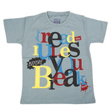 Boys Round Neck Half Sleeves T-Shirt - Grey, Kids, Boys T-Shirts, Chase Value, Chase Value