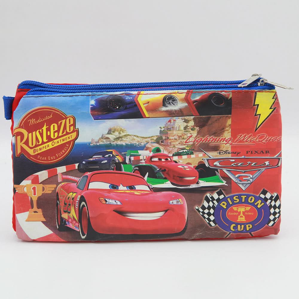 Two Zipper Pouch - Red, School Supplies, Chase Value, Chase Value