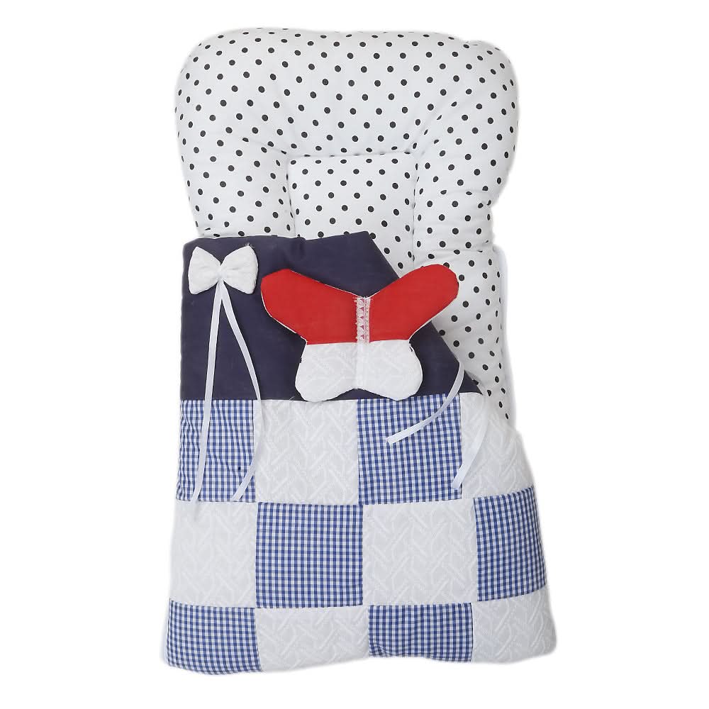 Newborn Embroidered Sleeping Bag 2 Pcs 6002 - Navy Blue, Kids, Sleeping Bags, Chase Value, Chase Value