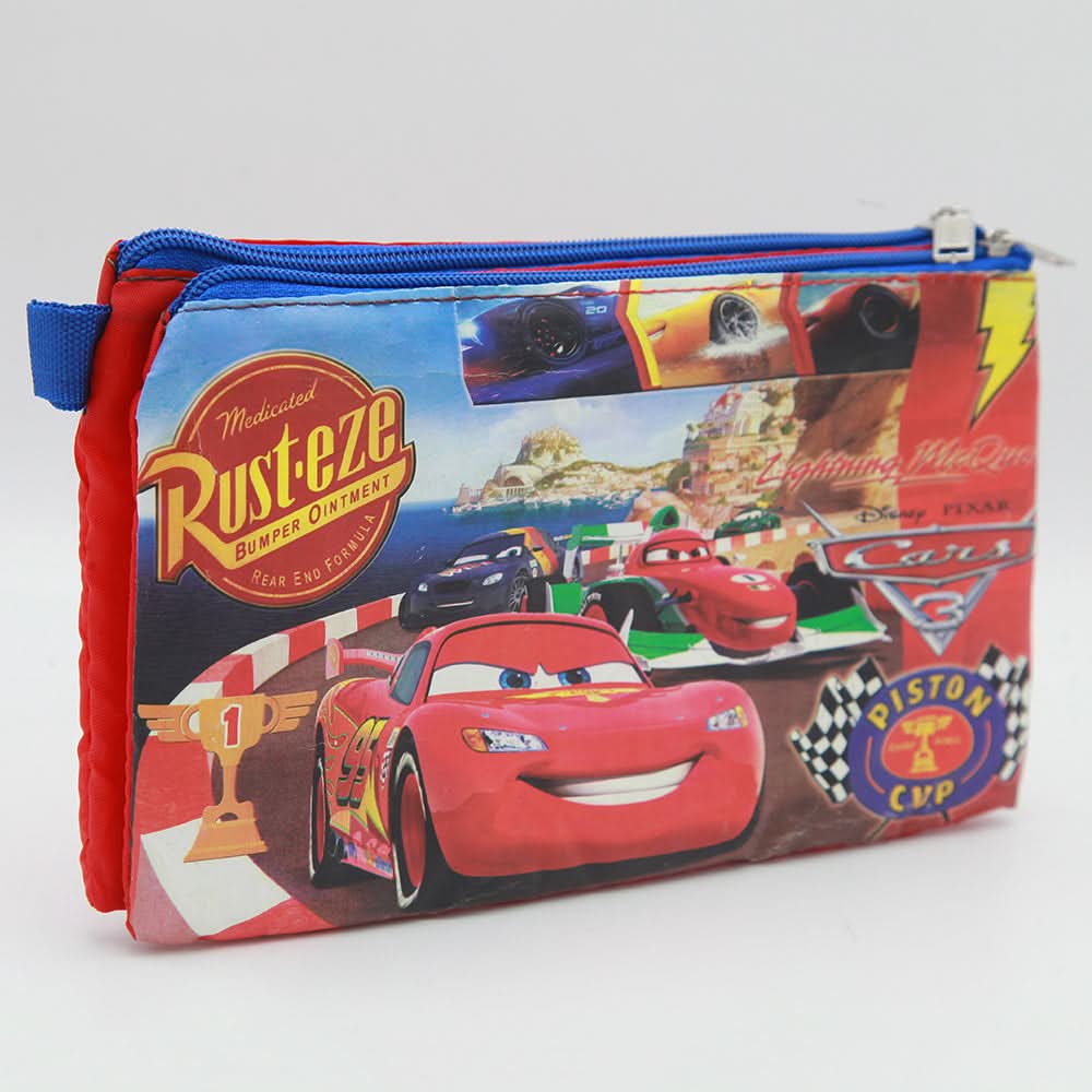 Two Zipper Pouch - Red, School Supplies, Chase Value, Chase Value