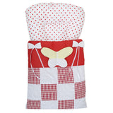 Newborn Embroidered Sleeping Bag 2 Pcs 6002 - Red, Kids, Sleeping Bags, Chase Value, Chase Value
