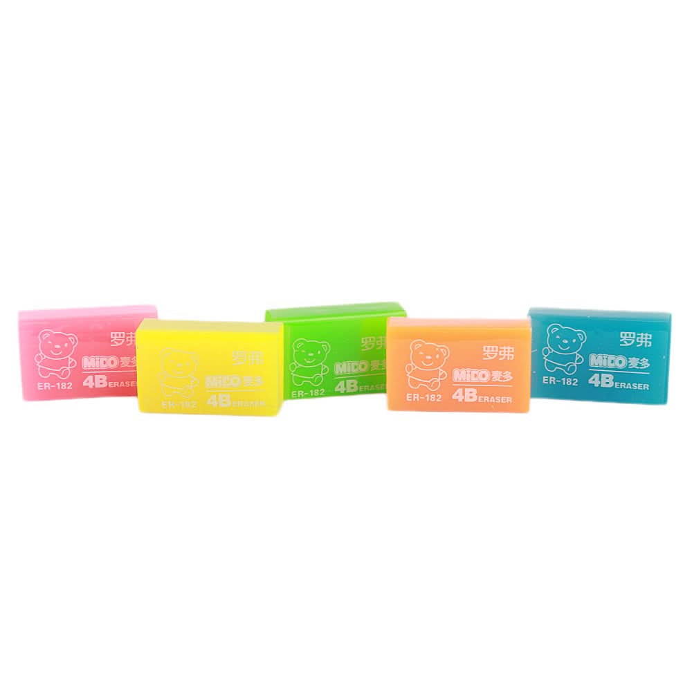 Boss Eraser 5 Piece Set - Multi, Kids, Pencil Boxes And Stationery Sets, Chase Value, Chase Value