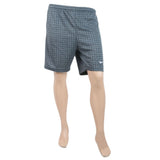 Men's Polyester Micro Check Short - Sea Green, Men, Shorts, Chase Value, Chase Value