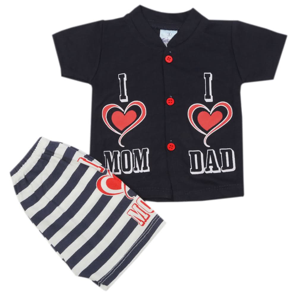 Newborn Boys Suit - Navy Blue, Newborn Boys Sets & Suits, Chase Value, Chase Value