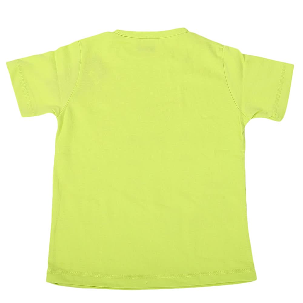 Boys Round Neck Half Sleeves T-Shirt - Green, Kids, Boys T-Shirts, Chase Value, Chase Value