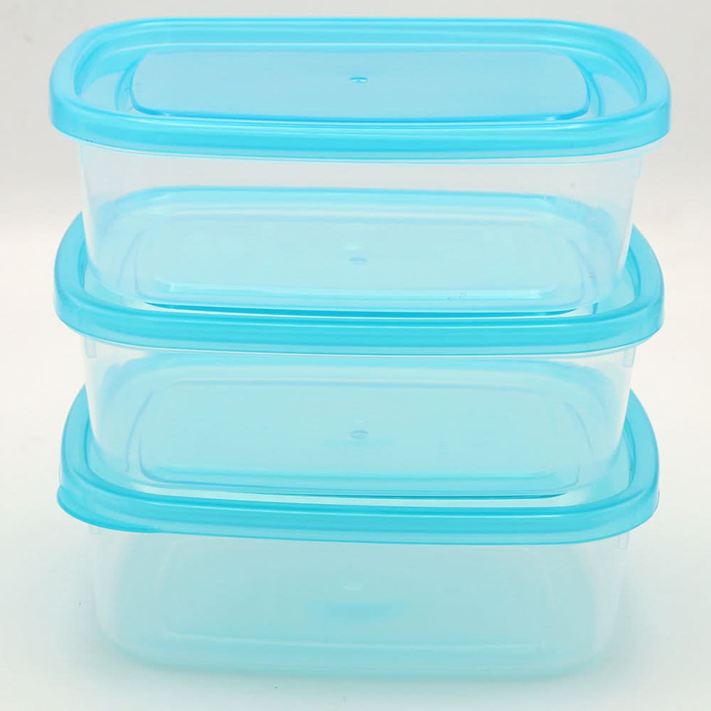 Multipurpose Storage Box 3 Pcs Small 600 ml - Sea Green, Home & Lifestyle, Storage Boxes, Chase Value, Chase Value