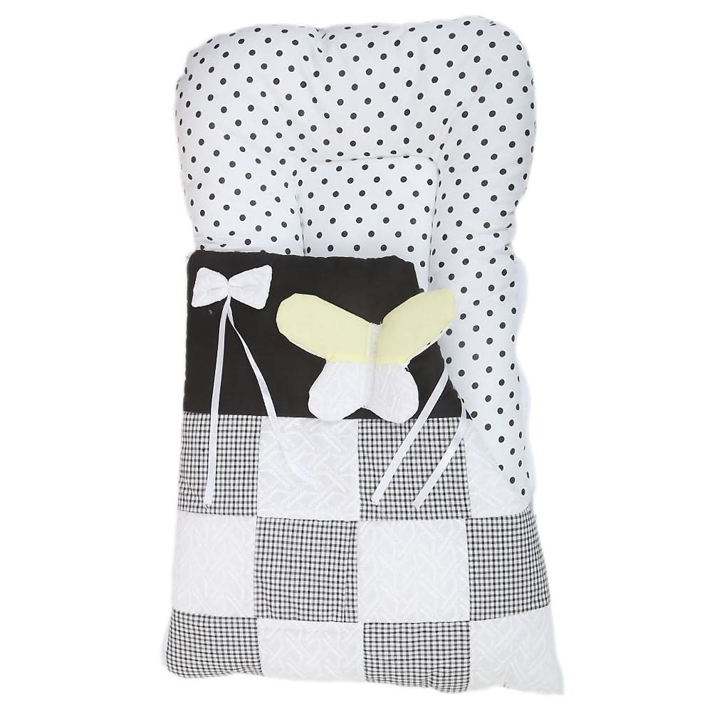 Newborn Embroidered Sleeping Bag 2 Pcs 6002 - Black, Kids, Sleeping Bags, Chase Value, Chase Value