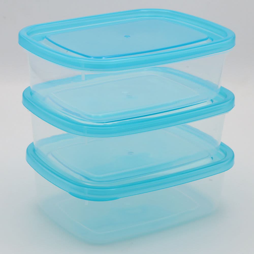 Multipurpose Storage Box 3 Pcs Small 600 ml - Sea Green, Home & Lifestyle, Storage Boxes, Chase Value, Chase Value