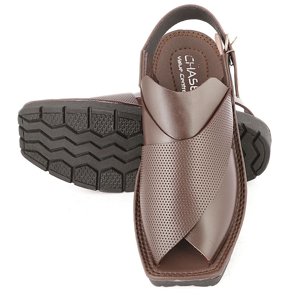 Men's Peshawari Sandal (PL1) - Brown, Men, Sandals, Chase Value, Chase Value