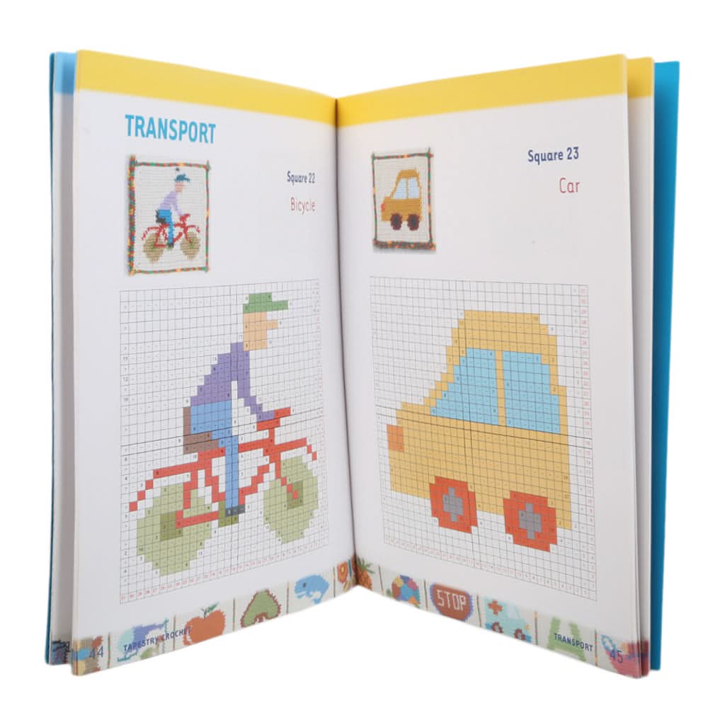Activity Tapestre Crochet - Playful Pattern, Kids, Kids Colouring Books, 9 to 12 Years, Chase Value