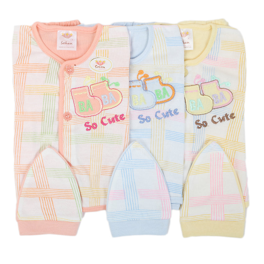 Newborn Jhabla 3 Piece Suit - Multi, Kids, NB Boys Sets And Suits, Chase Value, Chase Value