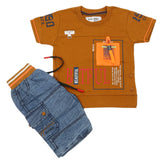 Boys Half Sleeves Suit - Brown, Boys Sets & Suits, Chase Value, Chase Value