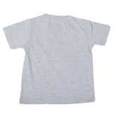 Boys Round Neck Half Sleeves T-Shirt - Grey, Kids, Boys T-Shirts, Chase Value, Chase Value