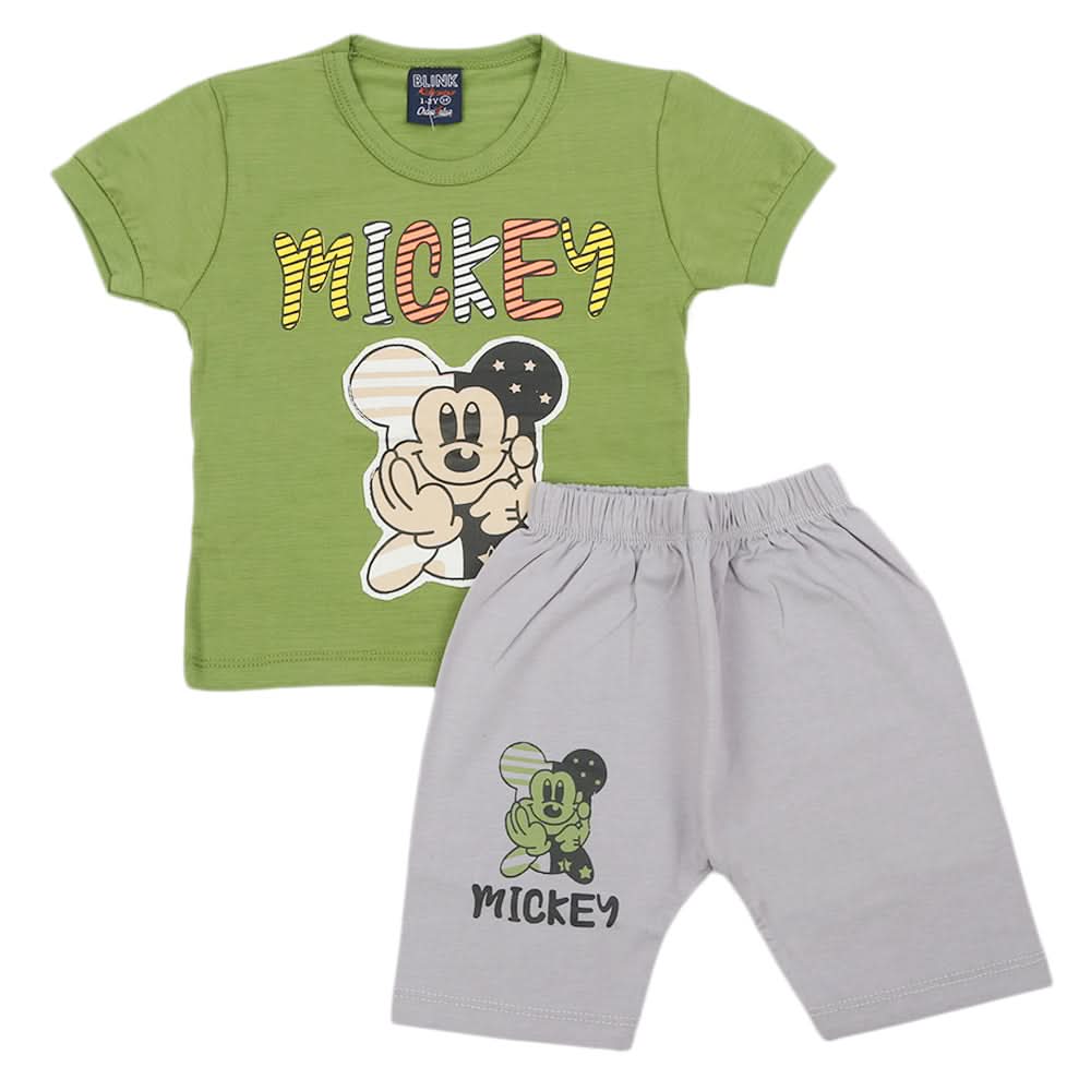 Boys Short Suit - Green, Kids, Boys Sets And Suits, Chase Value, Chase Value
