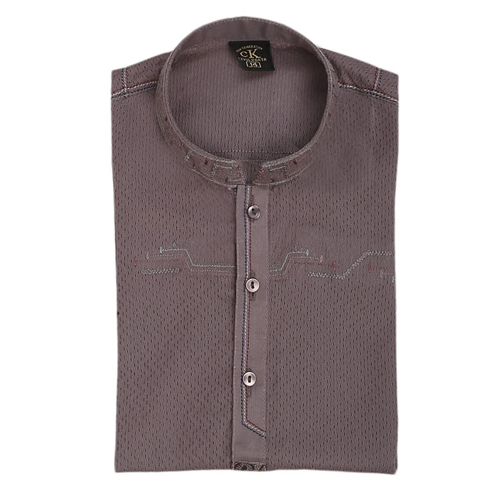 Boys Fancy Shalwar Suit - Grey, Kids, Boys Shalwar Kameez, Chase Value, Chase Value