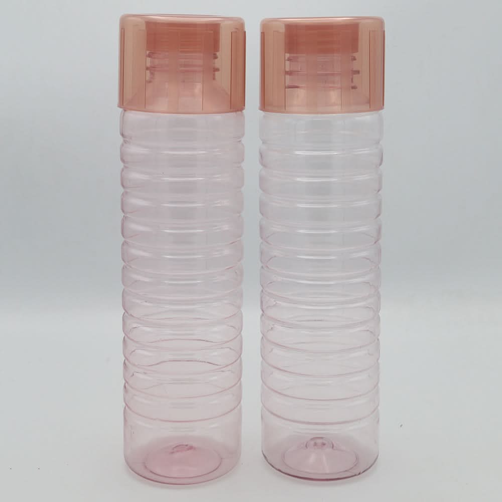 Platinum Water Bottle 2 Piece - Peach, Home & Lifestyle, Glassware & Drinkware, Chase Value, Chase Value
