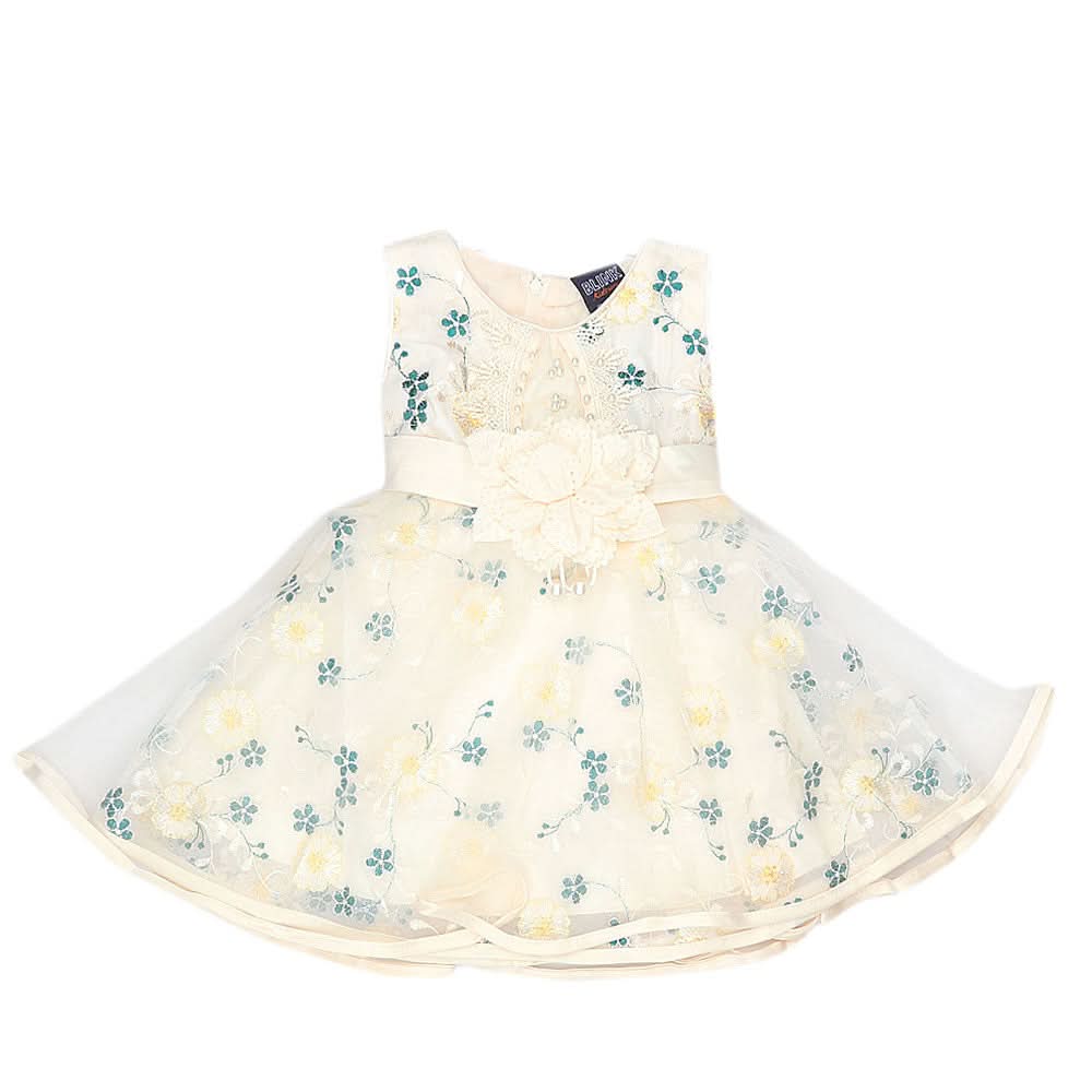 Girls Fancy Frock Fawn, Kids, Girls Frocks, Chase Value, Chase Value