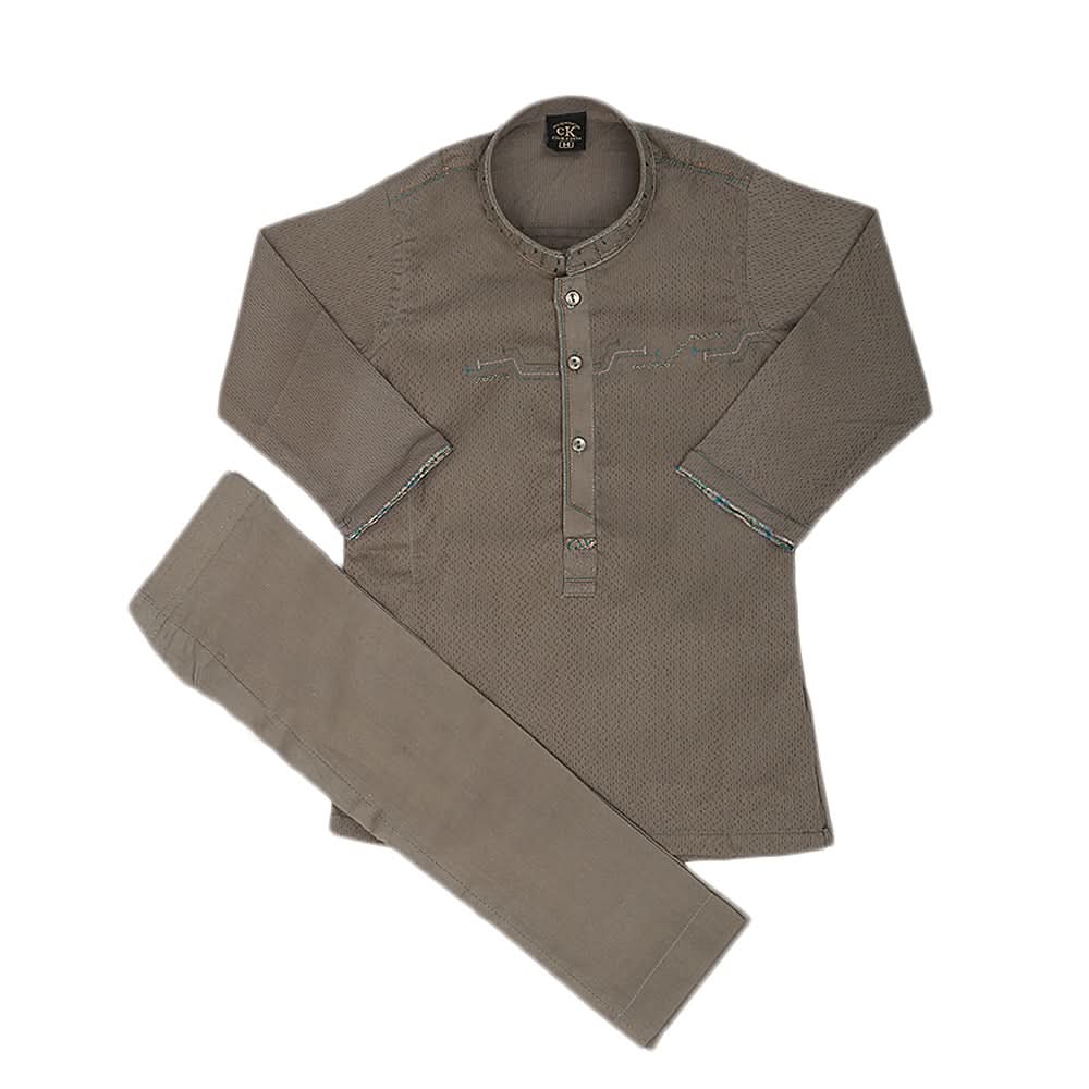 Boys Fancy Shalwar Suit - Green, Kids, Boys Shalwar Kameez, Chase Value, Chase Value