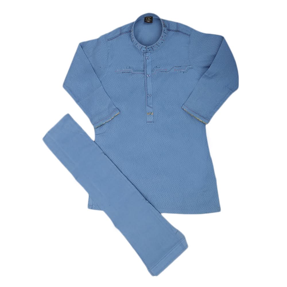 Boys Fancy Shalwar Suit - Blue, Kids, Boys Shalwar Kameez, Chase Value, Chase Value