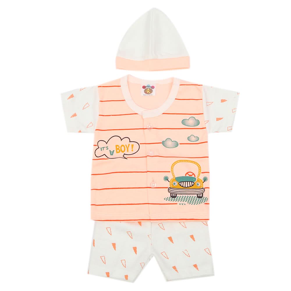 Newborn Suit - Peach, Newborn Boys Sets & Suits, Chase Value, Chase Value