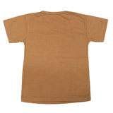 Boys Half Sleeves T-Shirt  - Brown, Kids, Boys T-Shirts, Chase Value, Chase Value