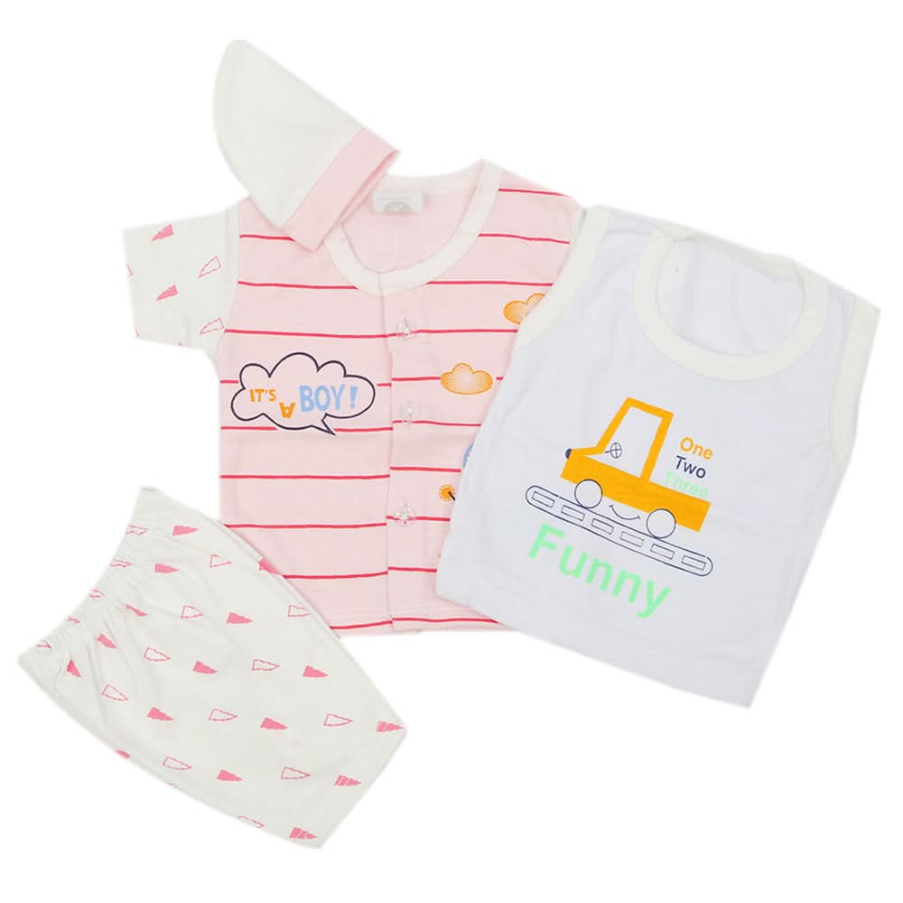 Newborn Suit - Light Pink, Newborn Boys Sets & Suits, Chase Value, Chase Value