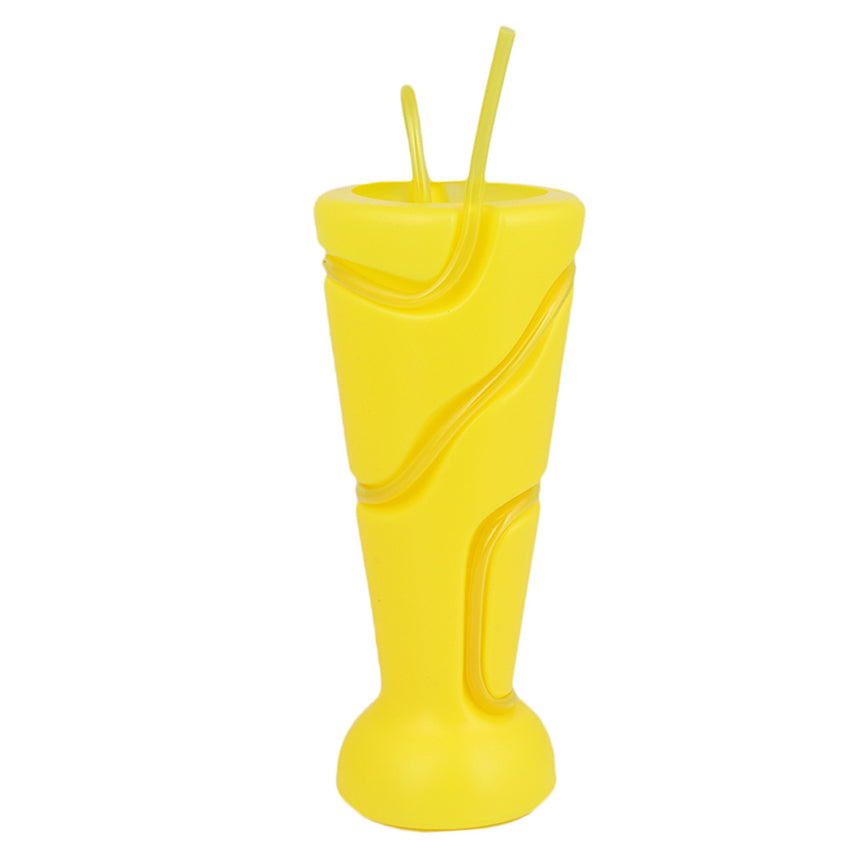 Plastic Strow Glass - Yellow, Home & Lifestyle, Glassware & Drinkware, Chase Value, Chase Value