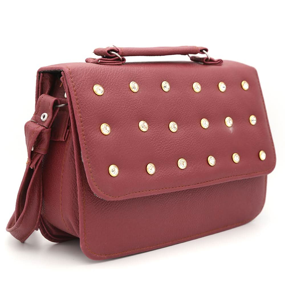 Women's Handbag (2280) - Maroon, Women, Bags, Chase Value, Chase Value