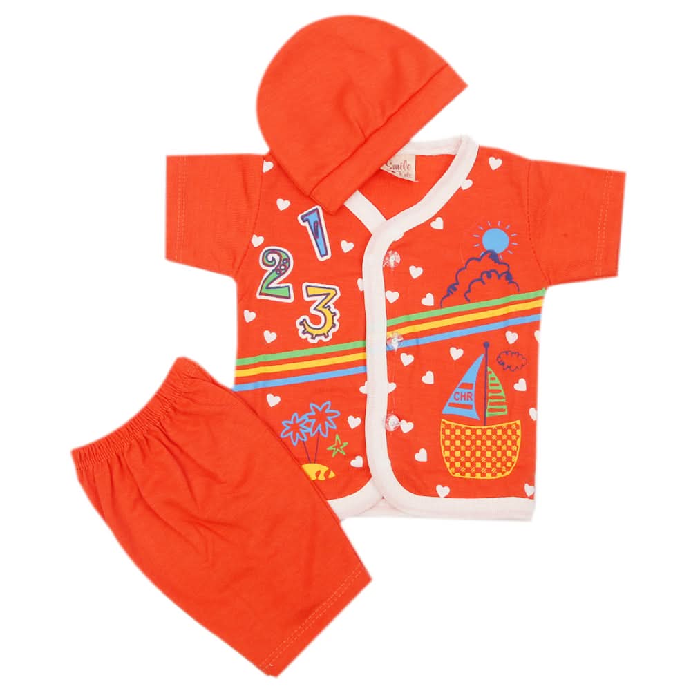 Newborn Suit - Orange, Newborn Boys Sets & Suits, Chase Value, Chase Value