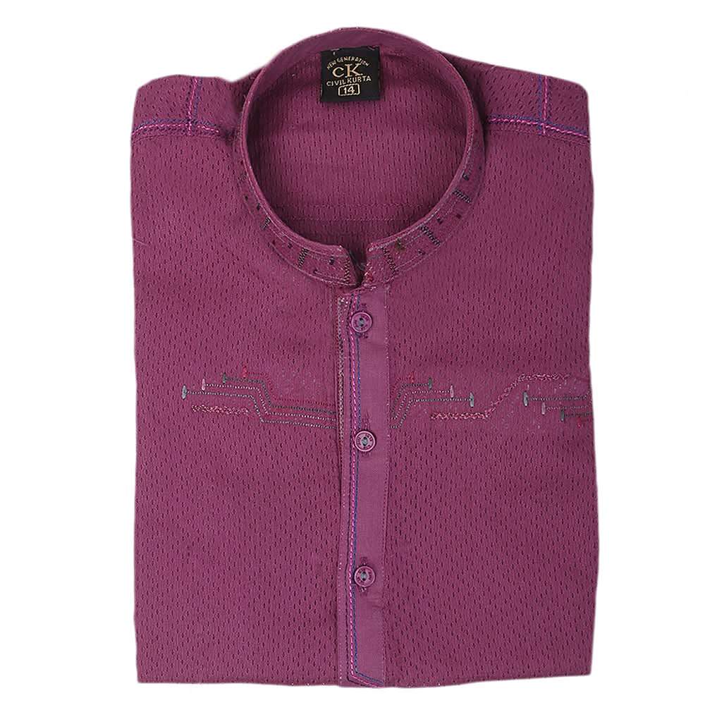 Boys Fancy Shalwar Suit - Purple, Kids, Boys Shalwar Kameez, Chase Value, Chase Value