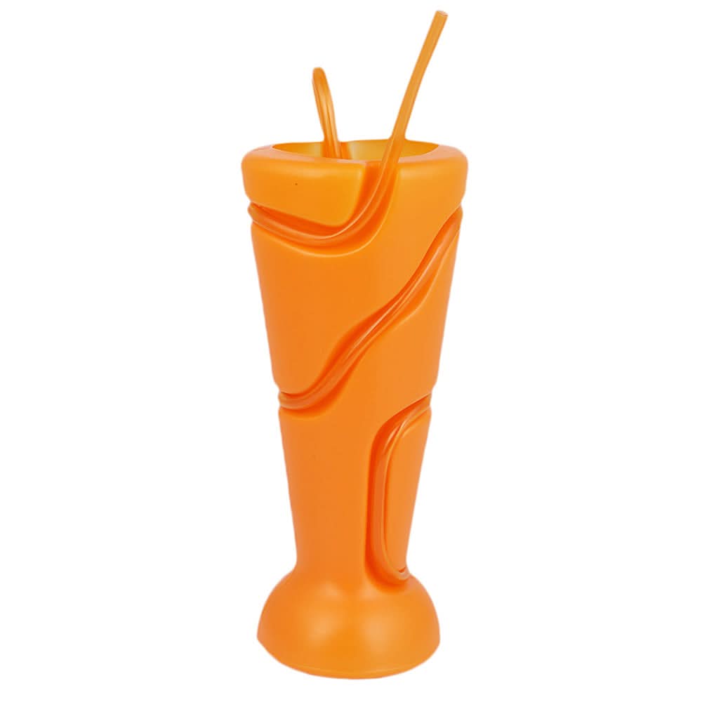 Plastic Strow Glass - Orange, Home & Lifestyle, Glassware & Drinkware, Chase Value, Chase Value