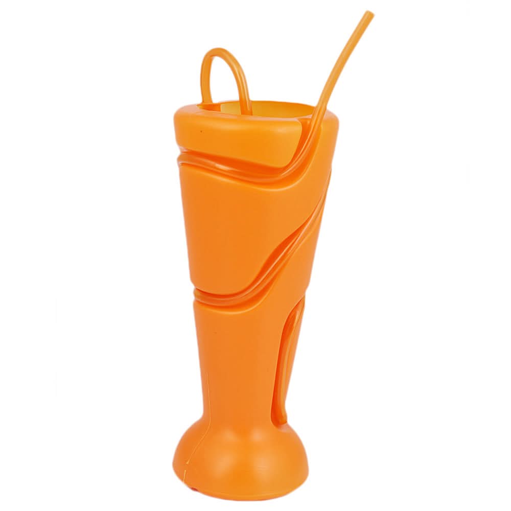 Plastic Strow Glass - Orange, Home & Lifestyle, Glassware & Drinkware, Chase Value, Chase Value